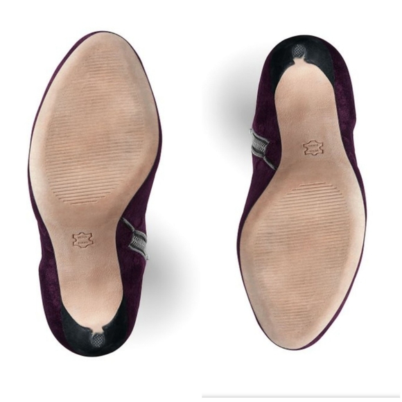 Beautiful Velvet Lands' End Stilleto Booties - Picture 4 of 6